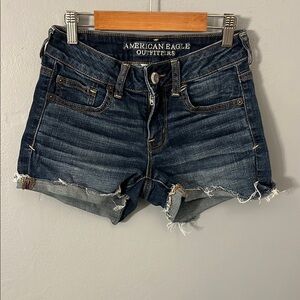 American Eagle Outfitters Women's Blue Denim Shorts